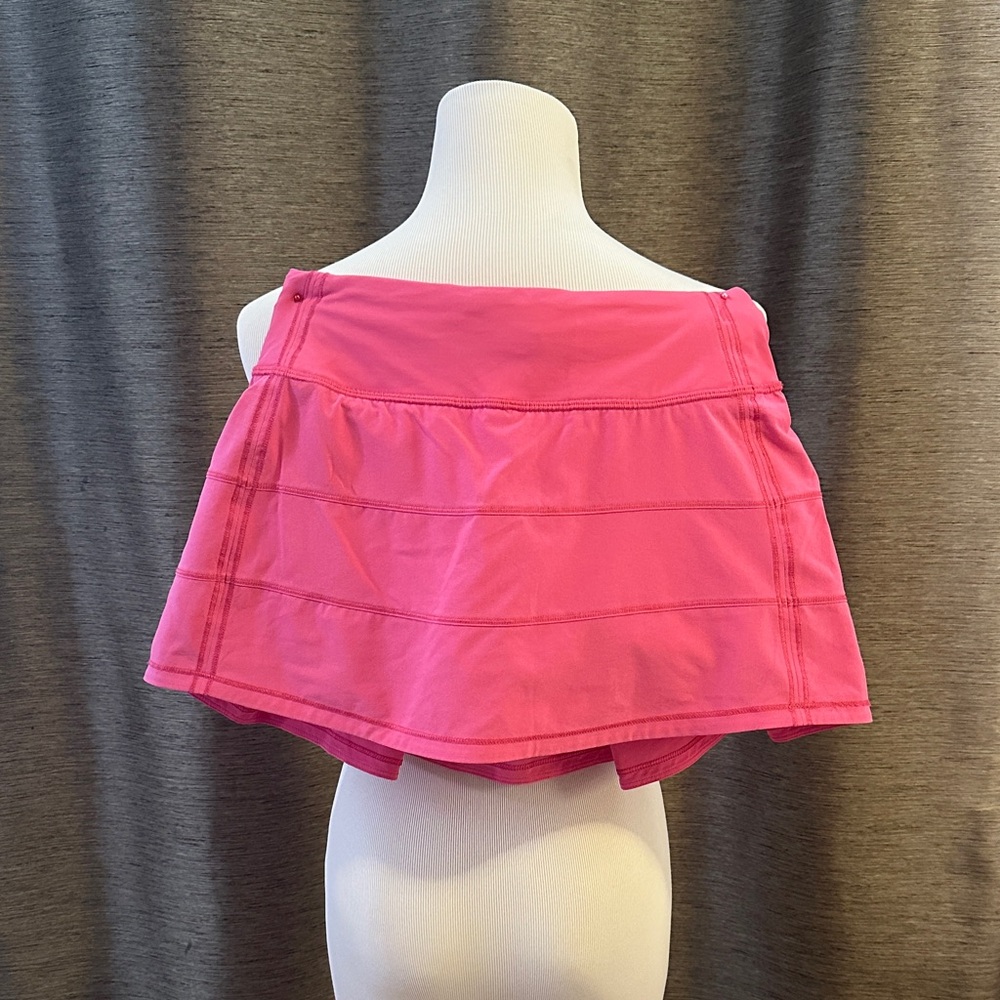 Lululemon Athletica Pink Pace Rival Skirt